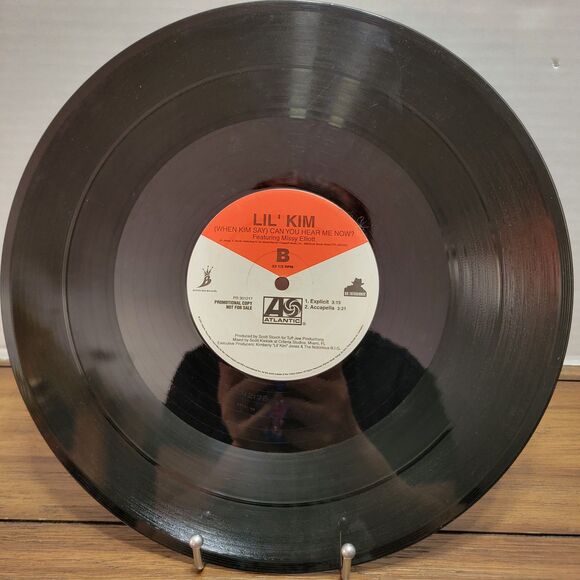 VINTAGE VINYL Lil' Kim: (When Kim Say) Can You Hear Me Now? w Missy E - Promo LP - Picture 3 of 4